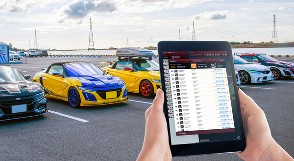 Racing App mit Rundenzeiten
