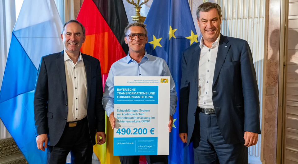 GPSoverIP erhält Förderbescheid vom Freistaat Bayern